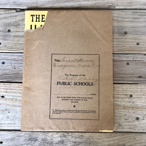 1937 Social Studies Book, “The Instructor Illustrated Units Of Work” Vintage - Picture 1 of 10